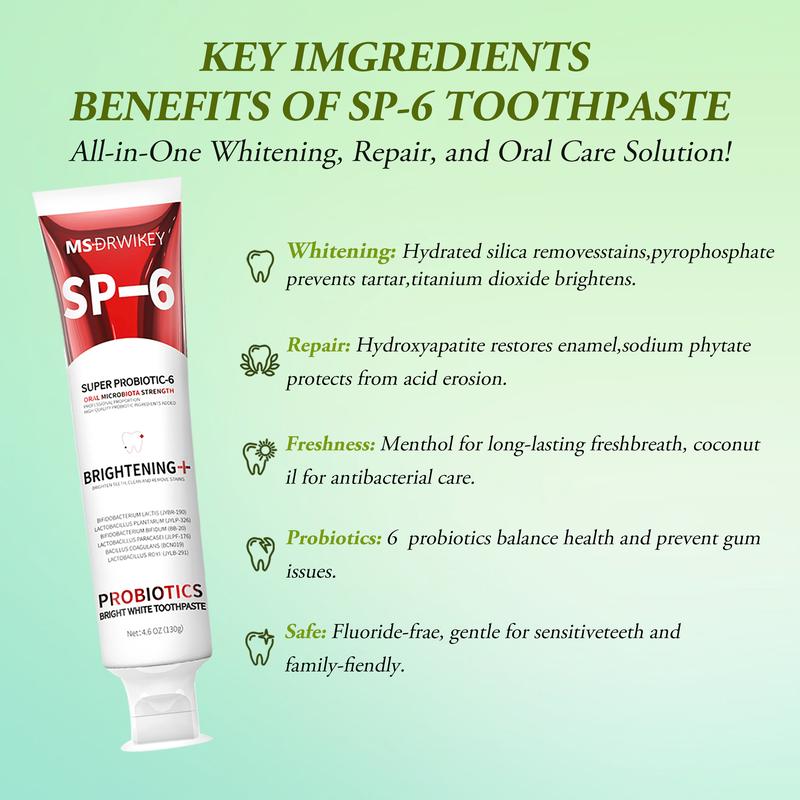 SP-6 Probiotics Remineralizing Toothpaste - Image 3